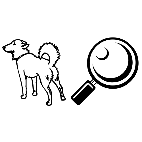 🐕🔎 Emoji Domain black and white Symbola rendering